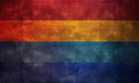 Premium AI Image | lgbt flag wallpaper rainbow flag background in the style of textured canvas