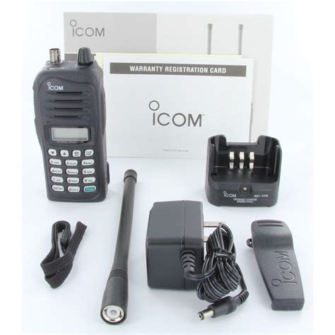 Icom Ic A Vhf Air Band Radio With Keypad