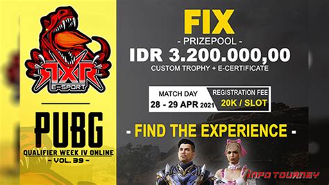 Turnamen Pubg Mobile Rxr E Sport Season 39