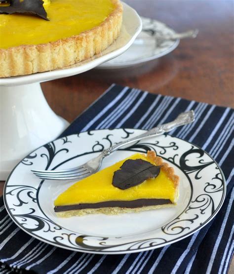 Lemon Curd And Chocolate Ganache Tart Former Chef