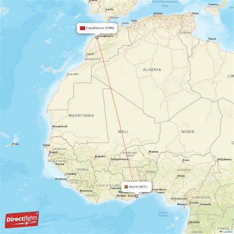 Direct Flights From Accra To Casablanca ACC To CMN Non Stop