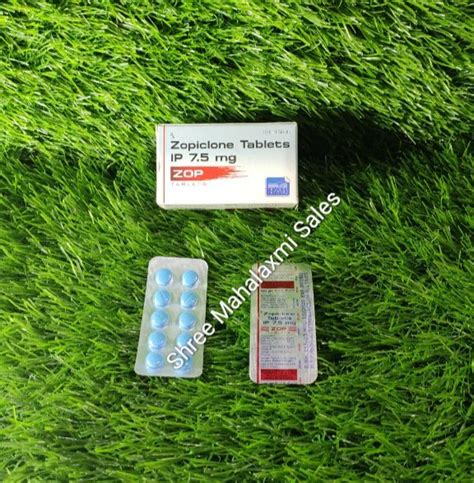 Zopiclone Tablet Zop 75mg Tab Packaging Type Box At Rs 101strip In