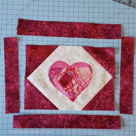 Crazy Quilt Heart Mug Rug Tutorial Freemotion By The River