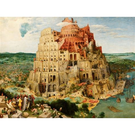 Quadro Stampa Su Tela Pieter Bruegel The Elder La Torre Di Babele