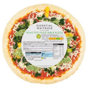 Essential Frozen Roasted Vegetable Pizza Waitrose Partners