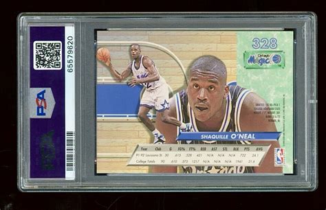 Fleer Ultra Rookie Shaquille Oneal Magic Psa Card Ebay