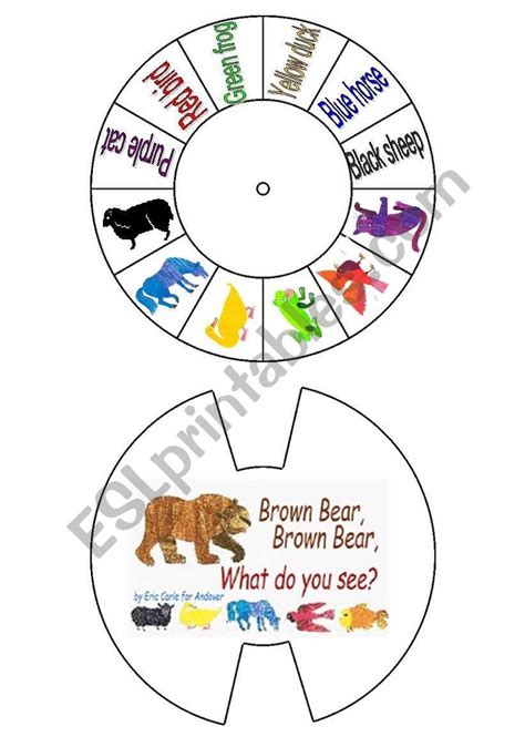 Brown Bear What Do You See Esl Worksheet By Annaas Brown Bear