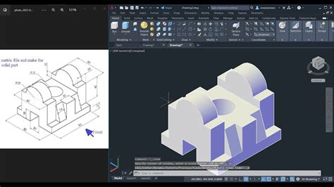 Autocad 3d Modeling اوتوكاد رسم 3 دي Youtube