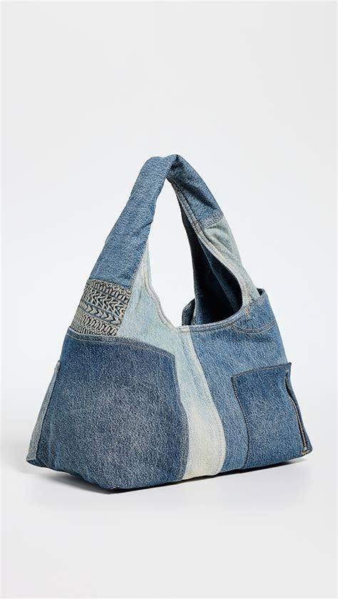 Marc Jacobs The Deconstructed Denim Sack Bag Shopbop