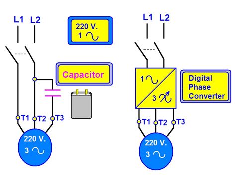 Diagrama Para Conectar Un Motor Trifasico A Bifasico Conecta