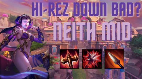 The Best Skin Ever Made Neith Mid Lane Smite Conquest Youtube