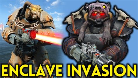 Fallout 4 ENCLAVE INVASION Gameplay Ep 16 YouTube