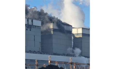 Watch Unit Ablaze At Duvha Power Station Lnn Witbank News