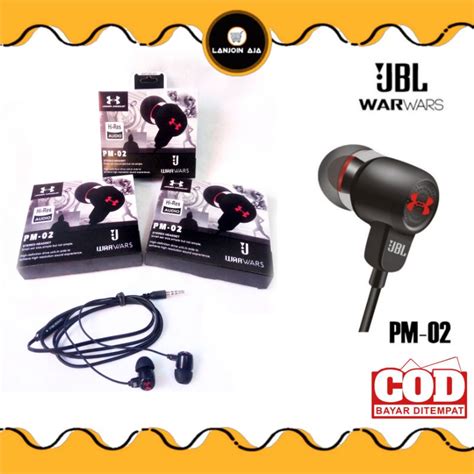 Jual Headset Handsfree Jbl Pm Warwars With Mic Shopee Indonesia