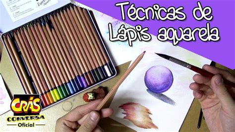 Técnicas básicas de LÁPIS AQUARELA Sketch Crás Lápices de acuarela