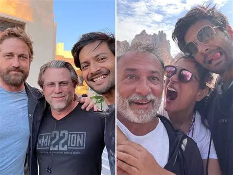 Ali Fazal Shares Pics With Gerard Butler From The Sets Of Kandahar