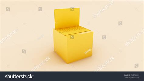 square box design concept  wall stock illustration