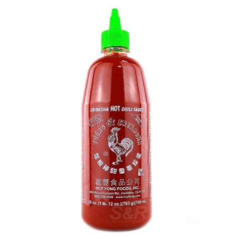 S R Huy Fong Tuong Ot Sriracha Hot Chili Sauce 740mL Shopee Philippines