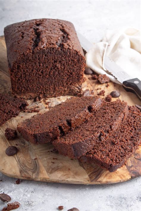 Double Chocolate Loaf Simply Bakings