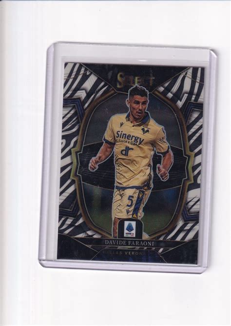 22 23 Select Serie A Davide Faraoni Terrace Zebra Prizm 20 Hellas