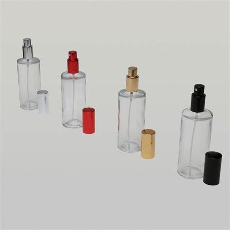 BulkPerfumeBottles 4 Oz 120ml Clear Cylinder Bottle 96 Pieces