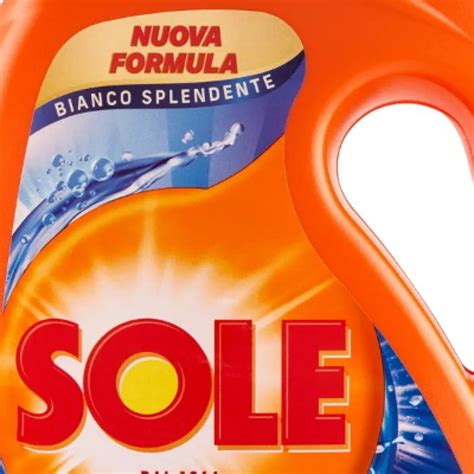 Sole Detersivo Lavatrice Liquido Lavaggi Ml Bianco