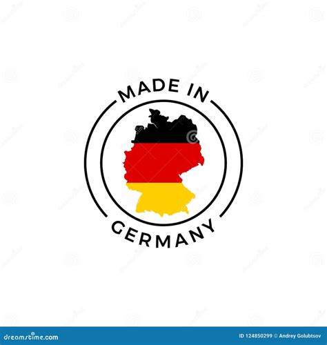 Made In Germany Printable Sticker Stock Image | CartoonDealer.com #83288119