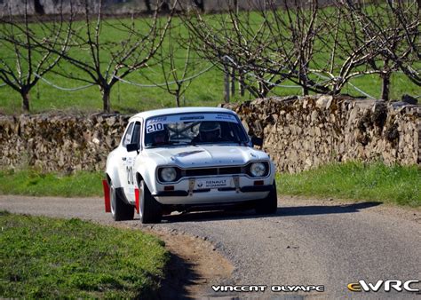 Chopard Hubert Amblard Anna Marie Ford Escort RS 2000 MKI Rallye