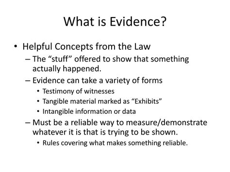 Ppt Evidence In Evaluations Powerpoint Presentation Free Download