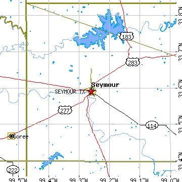 Seymour, Texas (TX) ~ population data, races, housing & economy