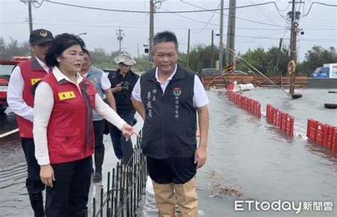 凱米強颱發威逢大潮 雲林箔子寮海水倒灌防潮牆緊急應變 Ettoday社會新聞 Ettoday新聞雲