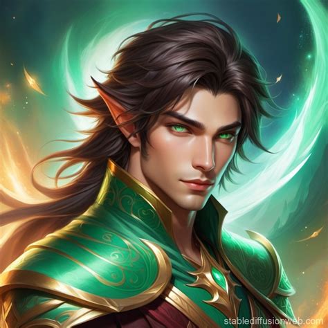 Tan Skinned Male Blood Elf Rogue With Ezra Miller S Features Stable