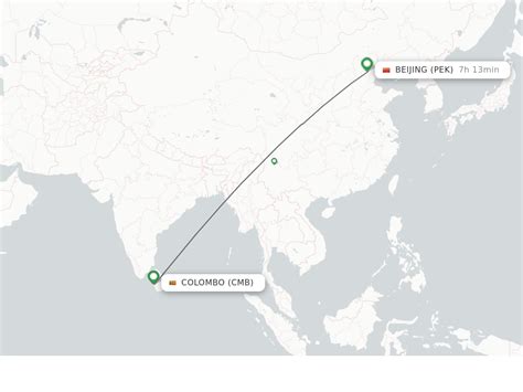 Direct Non Stop Flights From Colombo To Beijing Schedules