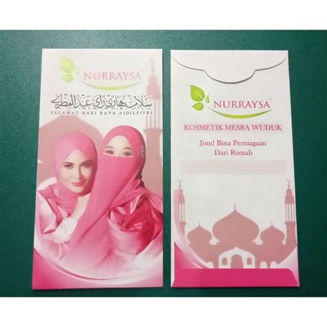 Sampul Duit Raya Nurayysa Keping Shopee Malaysia