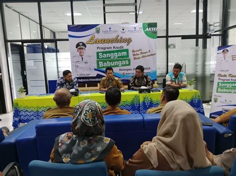 Bersama Bank Kalsel Dan Balangan Coal Bupati Abdul Hadi Launching