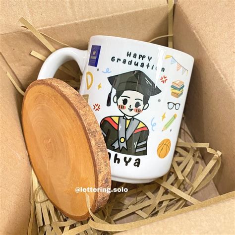 Jual Mug Gelas Custom Mug Karakter Kado Ulang Tahun Kado Wisuda