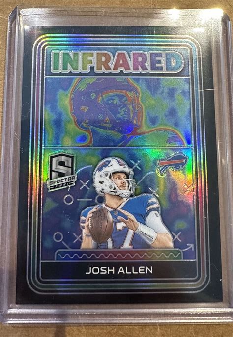 Panini Spectra Josh Allen Infrared Rare Low Pop Buffalo