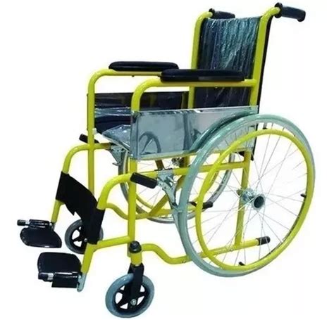 Silla De Ruedas Infantil Pediatrica Plegable Xtreme Amarilla Envío gratis