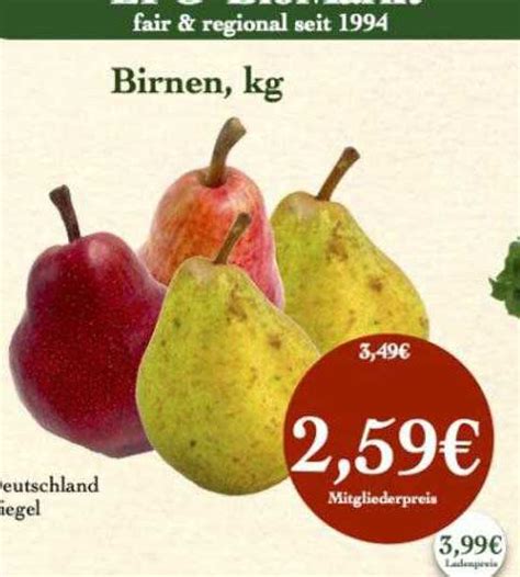 Birnen Angebot Bei Lpg Biomarkt 1prospektede