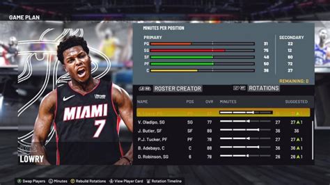 Nba 2k21 Kyle Lowry Miami Heat Full Body Portrait Update By Arts