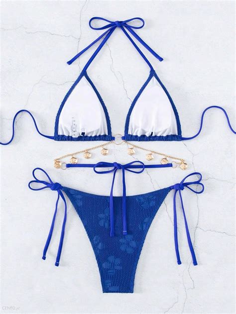 Wiązanie Łańcuszek Zawieszki Mhw NF9 M Shein Bikini Komplet Tekstura