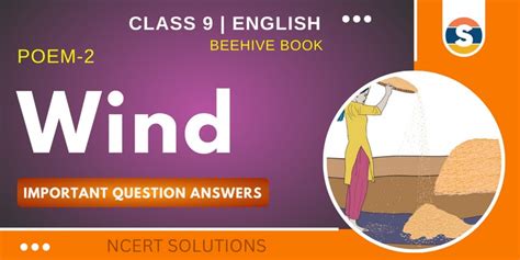 Wind Question Answers Important Class English Beehive Book