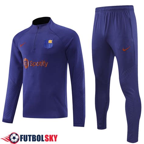 Comprar Chandal Equipos De Futbol FC Barcelona Violeta 2022 2023 Replicas