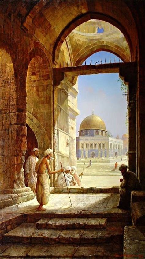 Aqsa Mosque Masjid Al Aqsa Painting