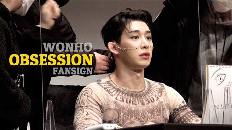 Ktown U Obsession Wonho Obsession Fansign Youtube