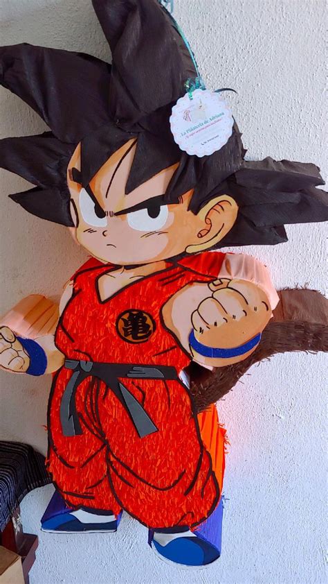 piñata de goku lapiñateriadeadriana piañtas 100 atersanales Piñata