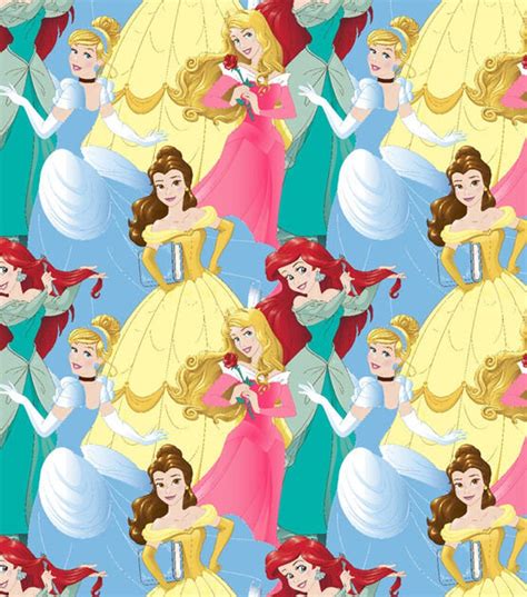 Disney Fabric Princess Fabric Disney Princess Princesses Etsy