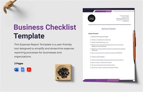 Free Business Checklist Templates Editable And Printable