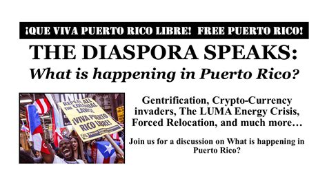 The People's Forum | The Diaspora Speaks: What is Happening in Puerto ...