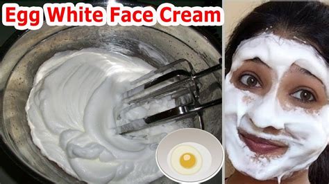 Egg White Face Cream For Loss And Dull Skin Skin Tightening And Open Pores